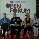The Ambassador of Poland in India, Prof. Piotr Klodkowski addressing at an open forum, during the 42nd International Film Festival of India (IFFI-2011), in Panaji, Goa on November 29, 2011