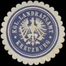 Siegelmarke K. Landratsamt Kreuzburg-Schlesien W0387554