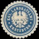 Siegelmarke K. Landrathsamt Kreuzburg-Schlesien W0387555